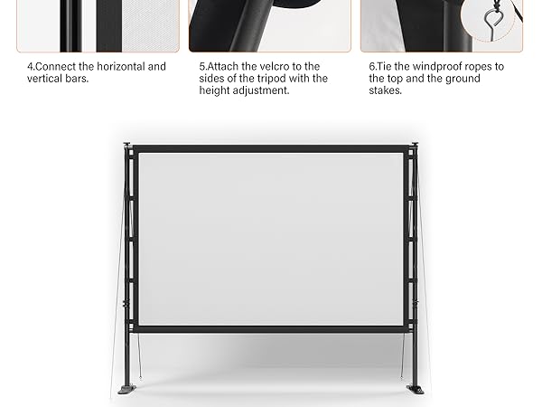 projector screen stand