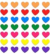 STARUBY 35 PCS Fridge Magnet Heart Refrigerator Magnets Functional Classroom Magnets Sets Colorfu...