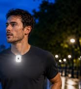 Buytes 2 Pack Running Lights for Runners, Rechargeable Clip on Flashlight with 4 Modes, Mini Dog ...