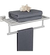 Alise 16 Inch Towel Racks for Bathroom, Towel Rack Wall Mounted with Tower Bars, SUS 304 Stainles...
