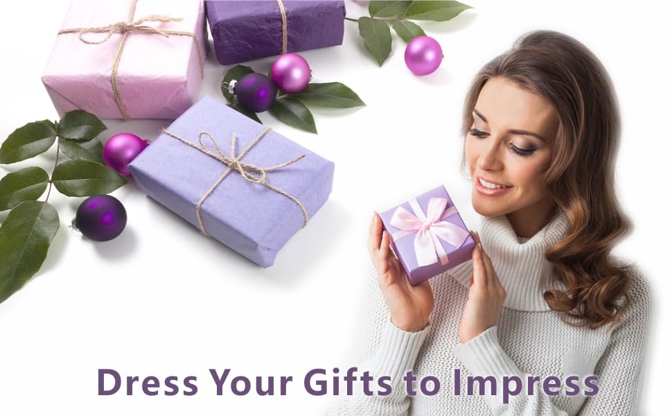 Must-have for the eye-catching finish of gift-wrapping bags baskets and more