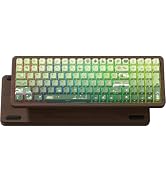 Womier Wood Mechanical Keyboard Wireless with Number Pad,Frog Keyboard-WD99 | Creamy Thocky Gamin...