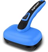WOPQAEM Self Cleaning Slicker Brush for Dog, Cat, Skin Friendly Shedding & Grooming Tool for Long...