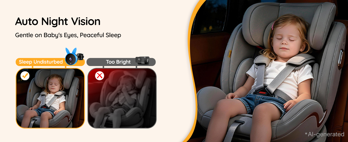 Baby Car Camera Backseat Monitor Car Seat Mirror