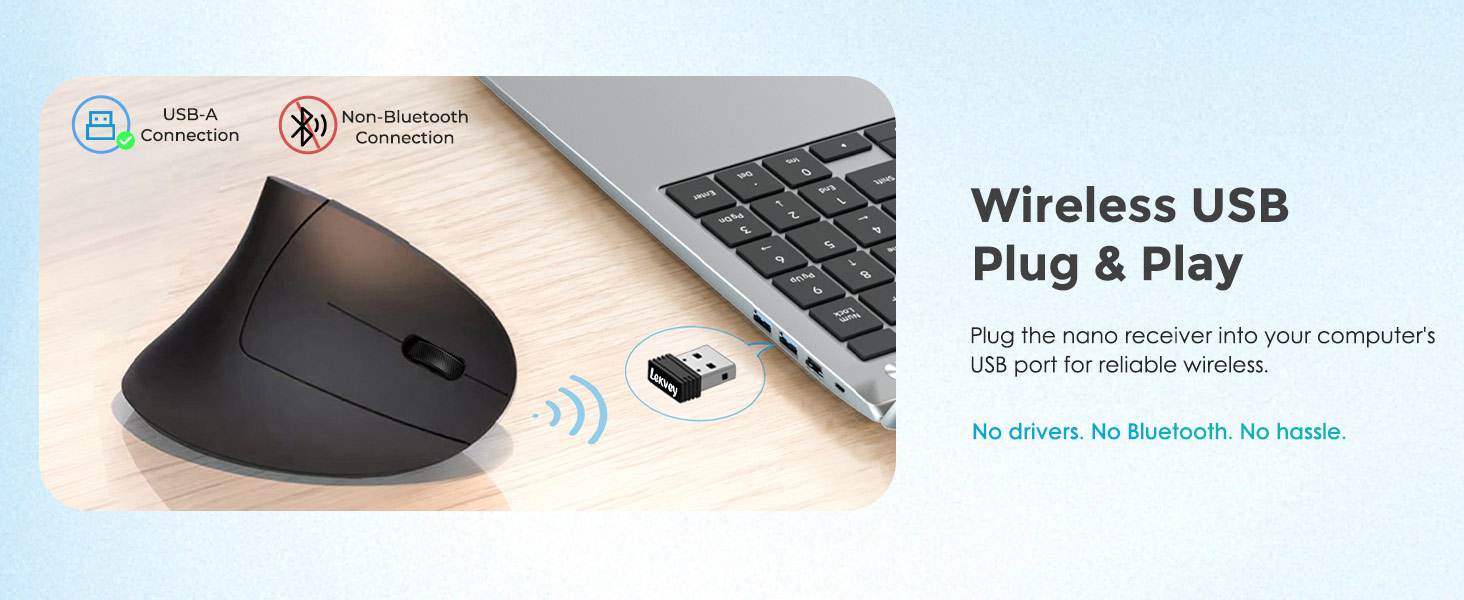 wireless ergonomic mouse