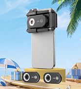 APEXEL 3-in-1 Phone Microscope Lens, PhoneMicro 5 Series 100X/200X/300X Phone Micro Lens for Andr...
