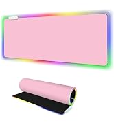 RGB Mousepad Led Mouse Pad Desk Mat I 31.5 x 11.8 Inch Large Mouse Pad I XL Oversized Big Mouse m...