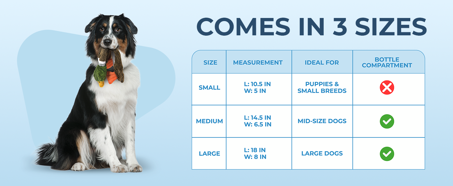 comes in 3 sizes