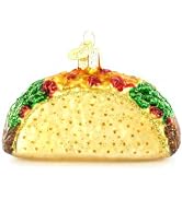 Old World Christmas Ornaments: Taco Glass Blown Ornaments for Christmas Tree (32084)