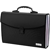 Uquelic 26 Pockets Expanding File Folder - Accordion Savor Document Organizer Folio Upgraded Dura...