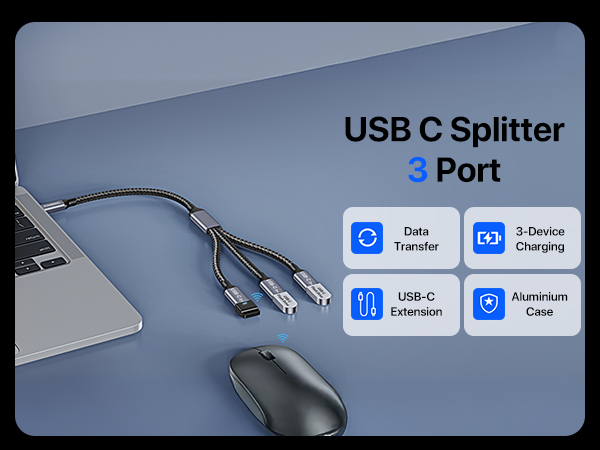 USB-C to USB-C Splitter