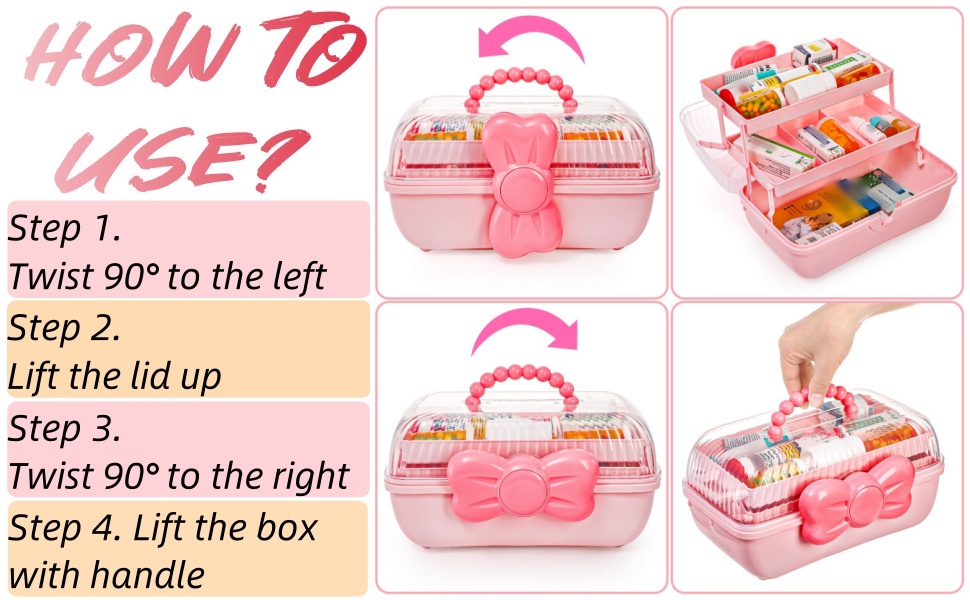 Plastic Art Craft Organizer
