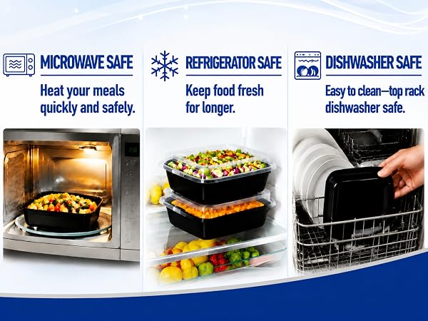 plastic containers with lids for food