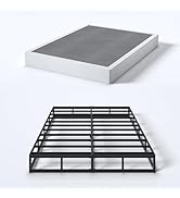 YORMDMO 8 Inch Queen Box Spring, High Profile Queen Size Box Spring Only, Sturdy Metal Frame Matt...