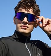Polarized Sports Sunglasses for Men and Women UV400 Lightweight Durable for Cycling Baseball
