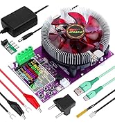 MakerHawk Battery Load Tester - 150W 200V 25A USB Load Tester 4-Wire System Adjustable Constant C...