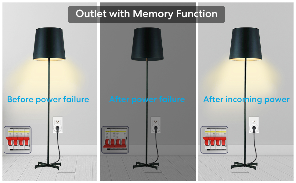 A remote control outlet with memory function