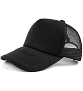 Zylioo XXL Oversize Foam Front Trucker Caps,5 Panel High Crown Mesh Back Trucker Hat,Adjustable S...