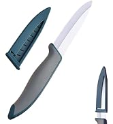 Paring Knives, Ultra Sharp Ceramic Knife, 4 Inches Large Blade, Safe Ceramic Rust-resistant Baby ...