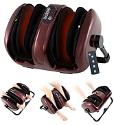ARLIME Foot Massager with Heat, Deep Kneading Shiatsu Feet Massager Machine with Compression, Mus...
