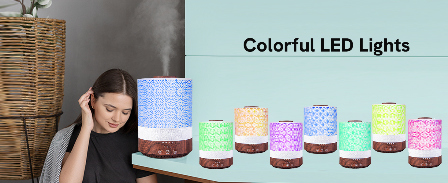 XL Essential Oil Diffuser for Large Room Aroma Humidifier Home Decor Bed Baby Room