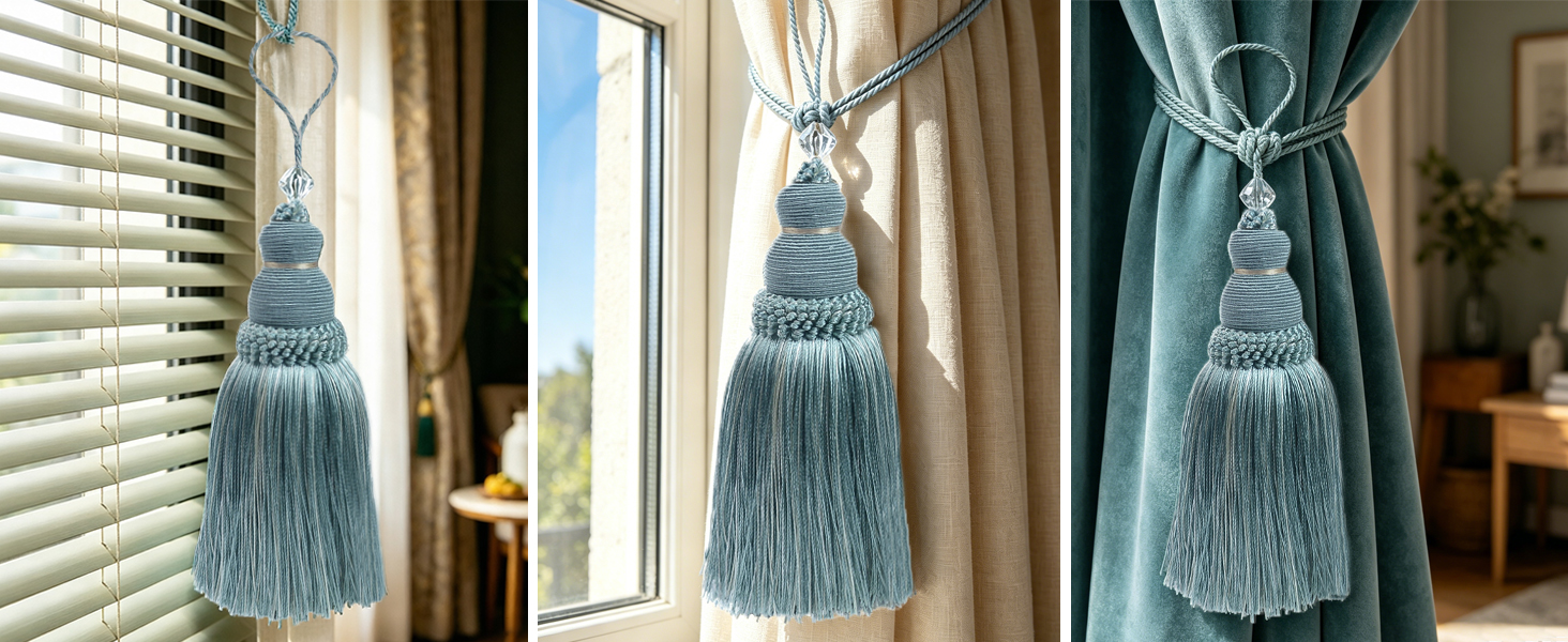 curtain tiebacks tassel keychain curtain trim