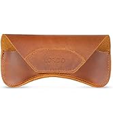 Londo Genuine Leather Eyeglasses & Sunglasses Case with Magnetic Snap Closure