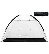 Portable Spray Paint Booth Tent: PLANTIONAL Spray Shelter with Waterproof Floor, Mesh Screen & Re...