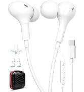 Wired Earbuds USB Type C Headphone for iPhone 16e 16 Pro 15 Plus Samsung Galaxy Z Flip 7 Fold 6 S...