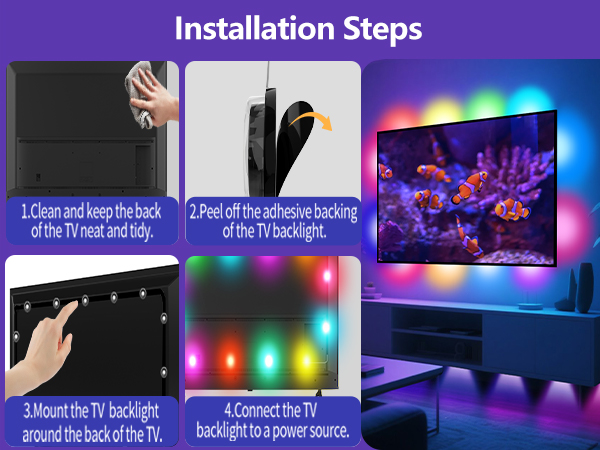 led light for tv