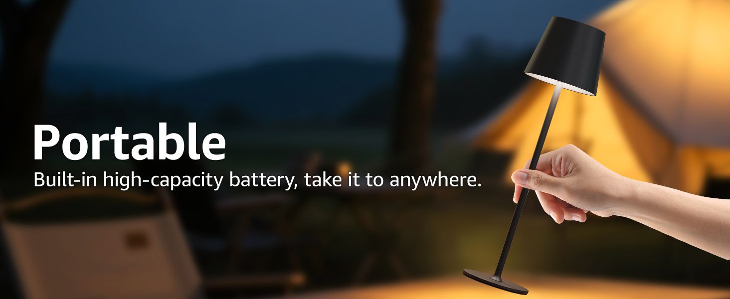 rechargeable table lamp