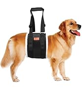Adjustable Dog Lift Harness Dog Sling for Large Dogs Hind Leg Support Soft Lift Support and Rehab...