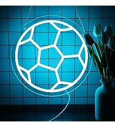 Neonawall Soccer Neon Sign For Home Décor,Bedroom Decor,Led Sign,Room Neon Sign,Gym Decor,Sports ...