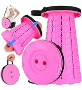 Fishboy Upgraded Collapsible Stool for Adults,Portable Retractable Folding Telescoping Foldable C...