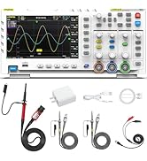 FNIRSI 1014D Oscilloscope 2 in 1 Digital Oscilloscope DDS Signal Generator, 100X High Voltage Pro...