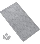 WRISIN Bathtub Mat Non Slip with Suction Cups - 100% Rubber Bathroom Mat Textured for Bath Tub Sh...