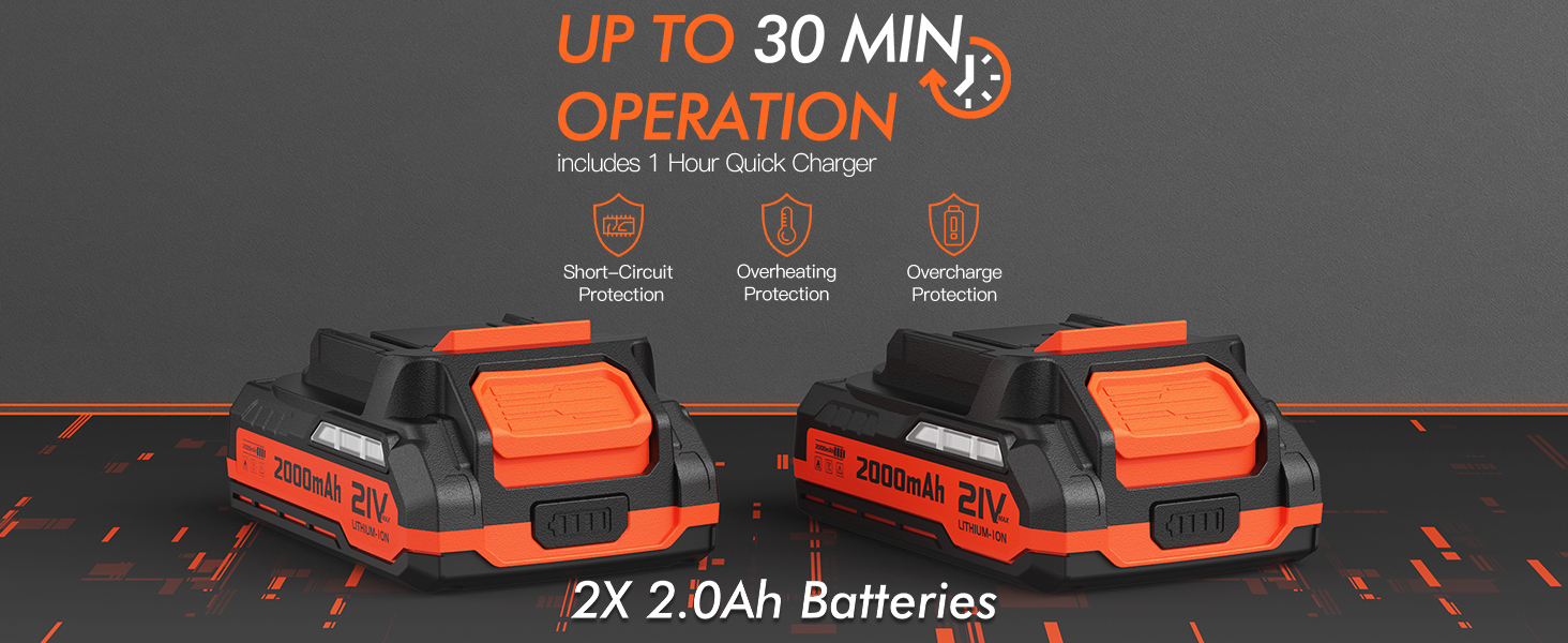battery leaf blower with battery and charger