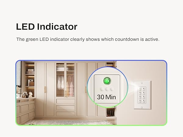 timer switch for exhaust fan