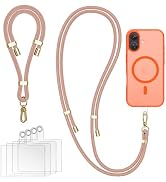 YENAPOON Cell Phone Lanyard Crossbody, 1 Neck Strap, 1 Wrist Strap | Adjustable, 4 Tether Tabs, P...