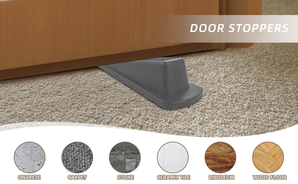 rubber doorstops wedge