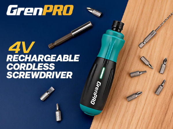 4V cordless screwdriver