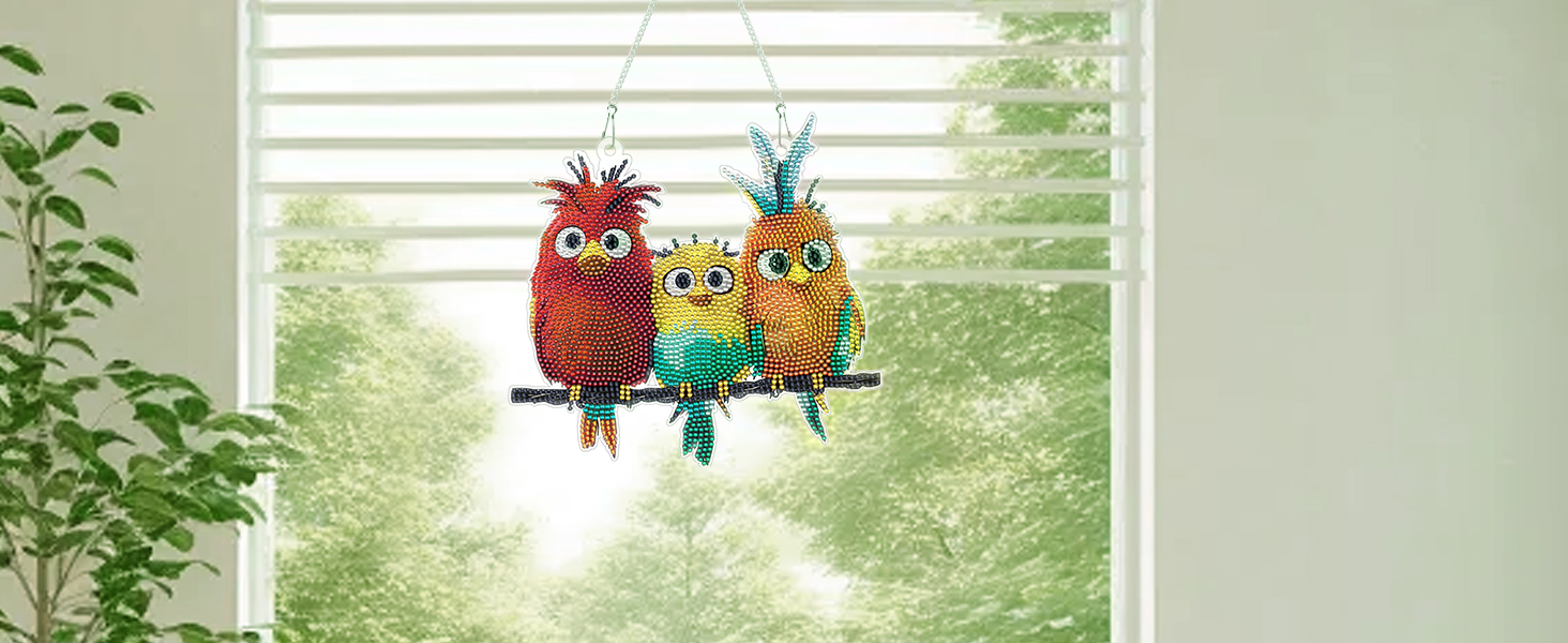 diamond art suncatchers