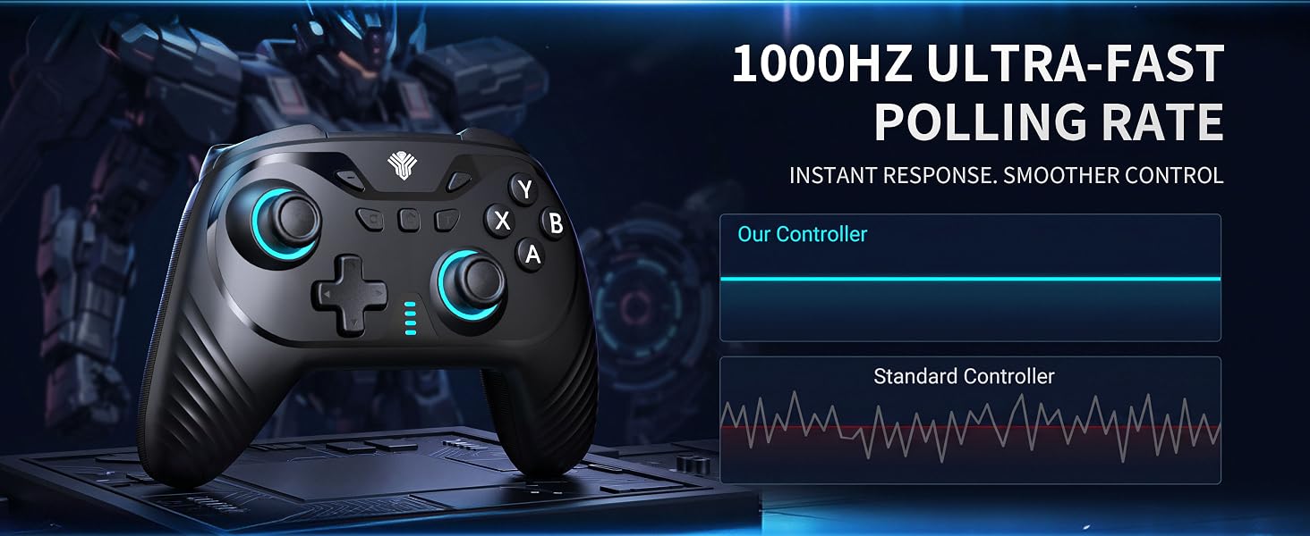 pc controller, steam controller, controller for pc, gaming controller,pc controller for gaming,black