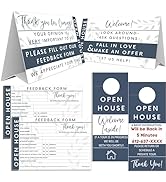 Open House Supplies. Real Estate Sign in Book Guest Registry Notepad for Collecting Realtor Leads...