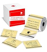Phomemo Transparent Thermal Labels for M110/M120/M220/M150/M250/M221 Label Maker, Self-Adhesive T...