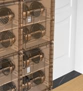 Latoxcaa 10 Tiers Foldable Shoe Storage, No-Tool Assembly Shoe Box with Magnetic Clear Doors, Clo...
