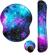 ArtSo Upgraded Wrist Rest Support for Mouse Pad & Keyboard, Ergonomic Gel Mousepad Non-Slip Rubbe...