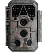 Meidase P70 (Non-Cellular,Non-WiFi) Trail Camera, 64MP 1296p, Game Cameras with No-Glow IR Night ...