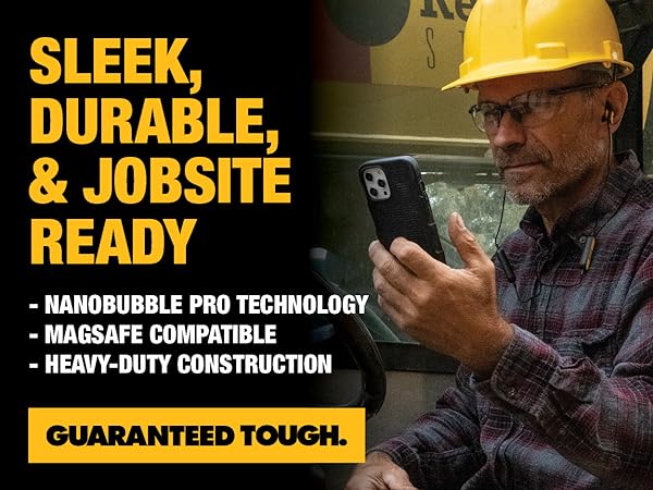 Dewalt Magnetic case is sleek, durable and jobsite ready