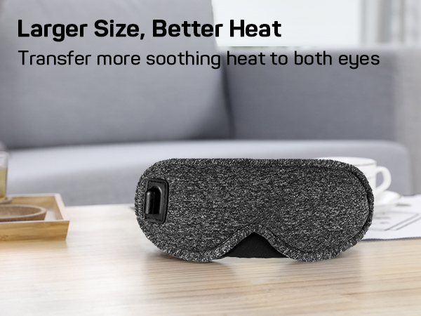 adjustable heated eye mask